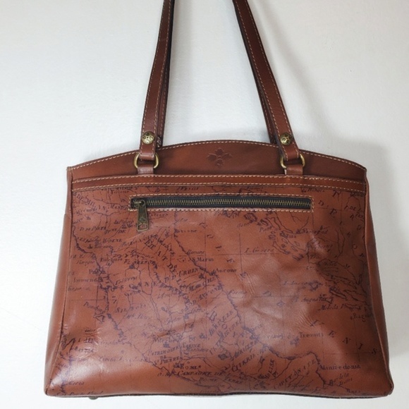 Patricia Nash Bags Patricia Nash Signature Map Leather Tote Poshmark